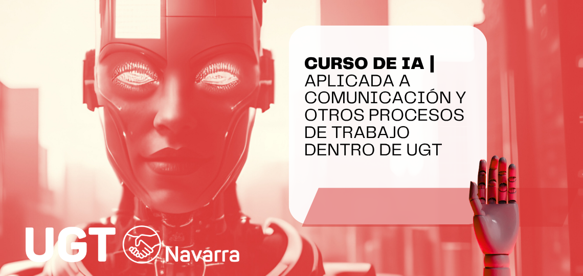 Cartel de la nueva acción formativa organizada por UGT Navarra