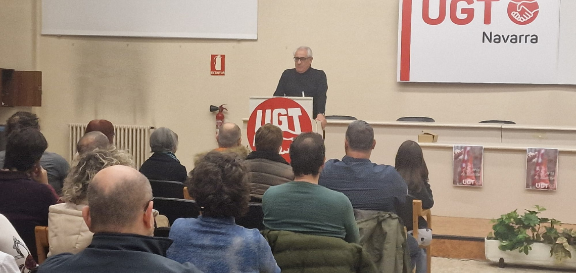 Acto de homenaje de UGT Navarra a las personas afiliadas que cumplen 25 años en el sindicato