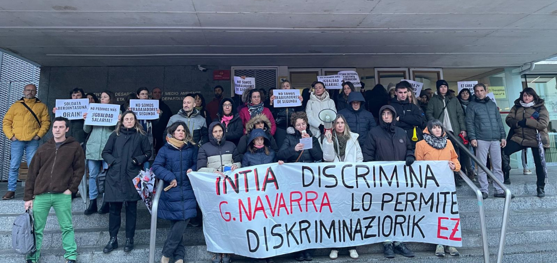 Concentración del comité de INTIA