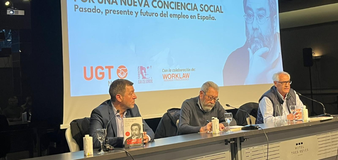 Presentación del libro de Cándido Méndez en Pamplona