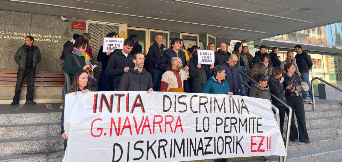 Concentración del comité de INTIA 