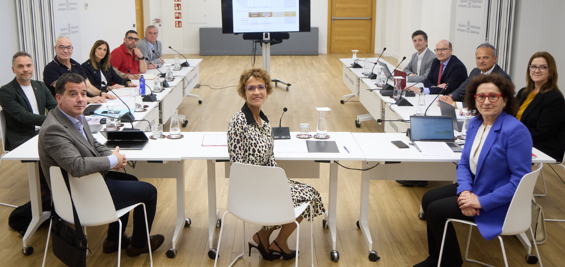 Imagen de la reunión del Consejo de Diálogo Social (Gobierno de Navarra)