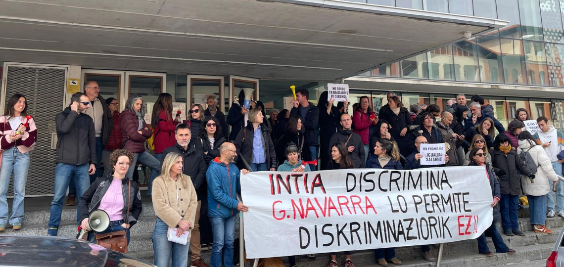 Concentración de la plantilla de INTIA