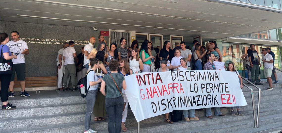 Concentración de la plantilla de INTIA