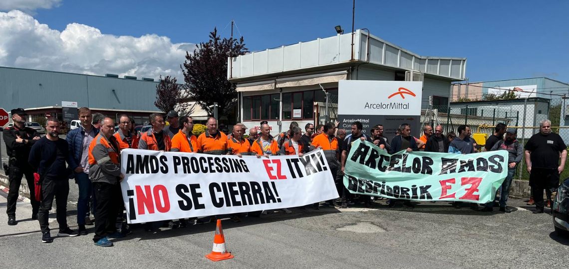 Movilización de la plantilla de Arcelor Mittal