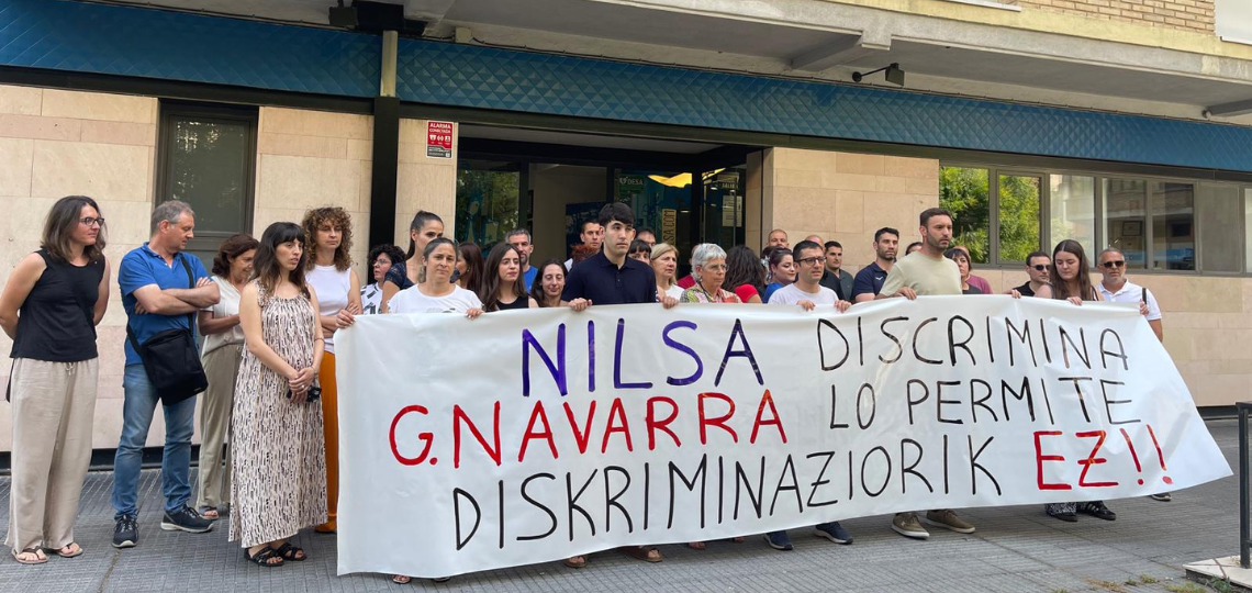 Concentración de trabajadores/as de NILSA