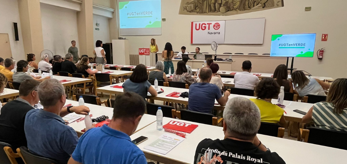 Jornada '#UGTenVerde' organizada por UGT Navarra