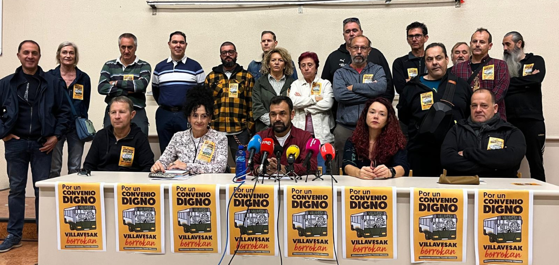 Rueda de prensa del comité de empresa de TCC