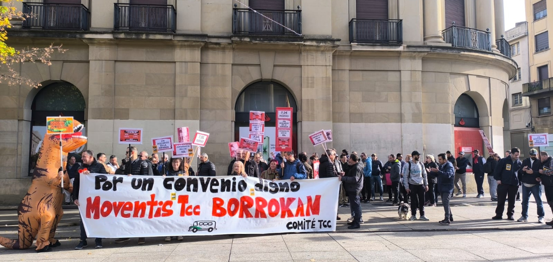 Concentración del comité de TCC