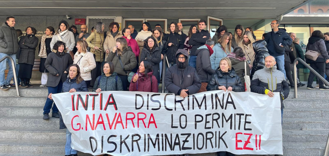 Concentración de la plantilla de INTIA