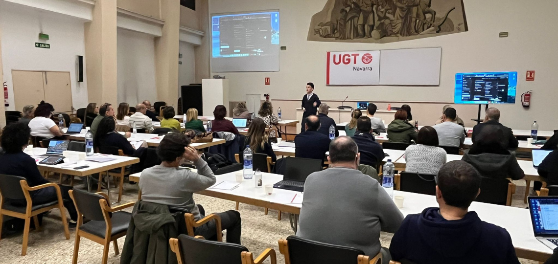 Imagen de una jornada formativa organizada por UGT