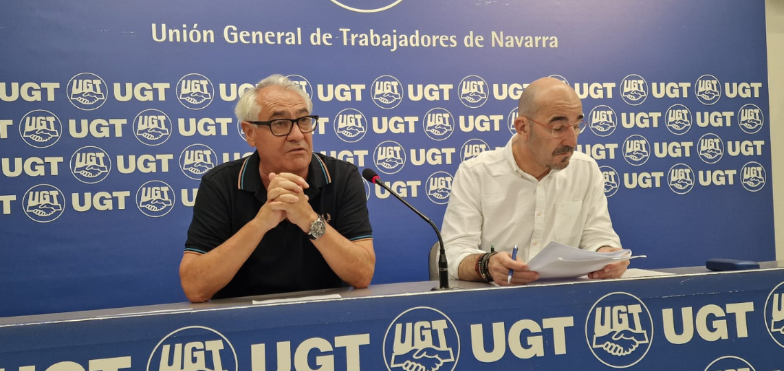 Jesús Santos y Fernando Luján en la rueda de prensa