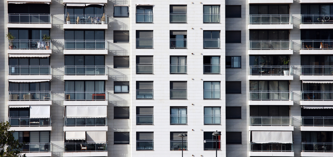 Imagen de un edificio de viviendas