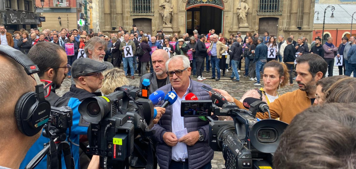 Jesús Santos, en la concentración en solidaridad con las víctimas de la DANA